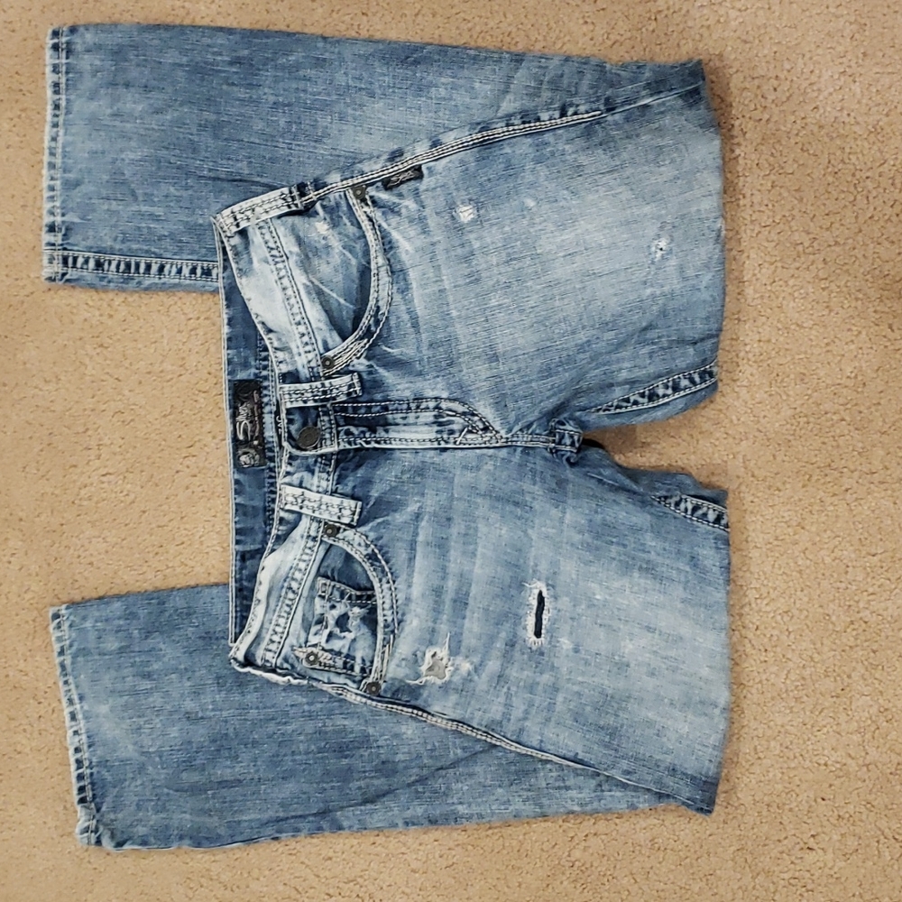Silver Mens Jeans Size 31
